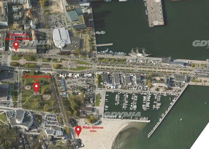 Skwer Kosciuszki Apartmán Gdyně